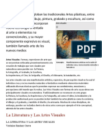 Artes Visuales y Literatura