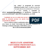 Rezultate Admitere Conversie PIPP PDF