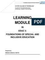Educ 3 Learning Module