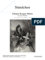 Franz Schubert Standchen Arr Johann Kaspar Mertz PDF