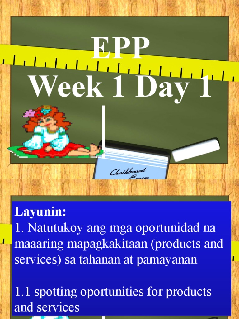 EPP Week 1 Day 1 | PDF