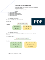 Propiedades de La Multiplicación