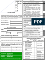 Permiso de Trabajo en Alturas PDF