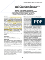 The Impact of Assistive Technology On Communication Quality Between Deaf and Hearing Individuals