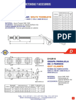 Perno Ojo Angular, Grapa Paralela 3 Pernos - 06