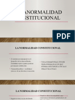 Normalidad Constitucional