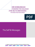 Teori Komunikasi - Self & Messages