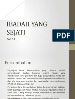 Ibadah Yang Sejati