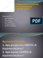 Sistem Informasi Kepegawaian - Simpeg - Di Lingkup