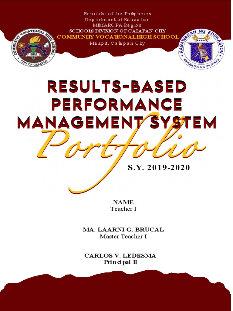 RPMS Front Cover | PDF