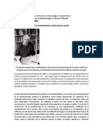 TRADUCCIONHabermas-The Idea of the theory knowledge as social theory
