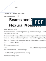 Beams and Other Flexural Members