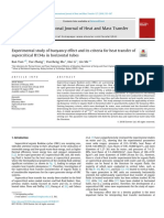 Experimental study of buoyancy effect on heat transfer of R134a in horizontal tubes