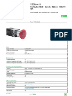 XB2BN411 Product Data Sheet Pushbutton