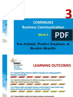 PPT3-You Attitude, Positive Emphasis, & Readers Benefits