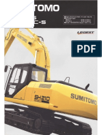 Sumitomo SH210-5 Excavator Brochure.