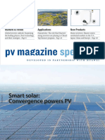 Smart Solar: Convergence Powers PV: Markets & Trends New Products Applications