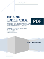 INFORME TOPOGRAFICO Covima La Molina