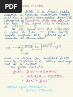 Matched Filter Demodulator