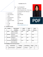 Daftar Riwayat Hidup PDF