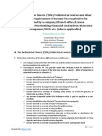 TDS Rate For F.Y 19-20 Comparative With F.Y. 18-19 and Other Regular Requirements To Be Complied by An Entity