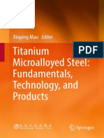 Titanium Microalloyed Steel - Fundamentals, Technology, and Products (321pgs)