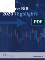 ACE Advisory - Finance Bill 2020 Highlights PDF