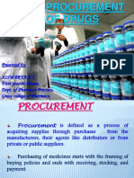 Procurement of Drugs