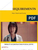 Final Requirements: Man, Church and Society