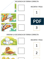 Secuencias Temporales Ordena La de Forma Correcta