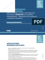 Protocolo Bioseguridad Sectorfabricantes Sustancias Productosquimicos