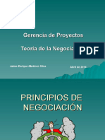 Gerencia de Proyectos: Teoría de la Negociación