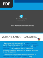 Web Based Frameworks PDF