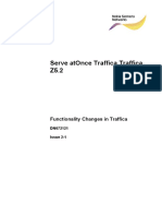 Serve Atonce Traffica Traffica Z5.2: Functionality Changes in Traffica