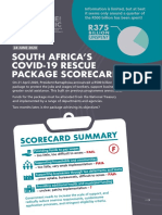 South Africa'S Covid-19 Rescue Package Scorecard