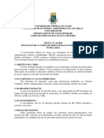 Edital Especialização em Auditoria 2020.2