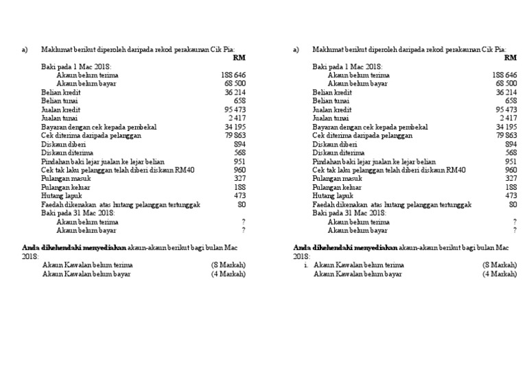 Latihan Akaun Kawalan Pdf