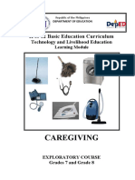 Caregiving: K To 12 Basic Education Curriculum
