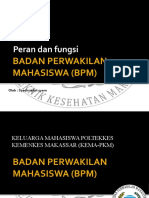 BADAN PERWAKILAN MAHASISWA (BPM)