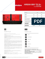 HRSW-505 T5 S+ Powered Generator Specs