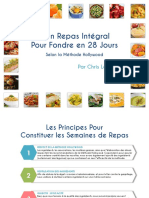 Plan Repas Intégral Pour Fondre en 28 Jours - Semaine 2