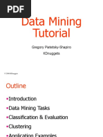 Data Mining Tutorial: Gregory Piatetsky-Shapiro Kdnuggets