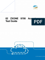 4.1 ZXONE 9700 Acceptance Test Guide PDF