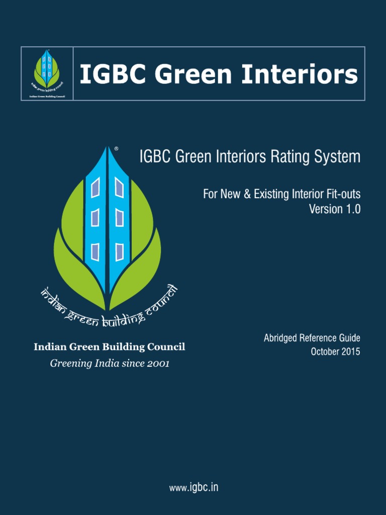 IGBC Green Interiors Rating System Guide | PDF | Air Conditioning | Hvac