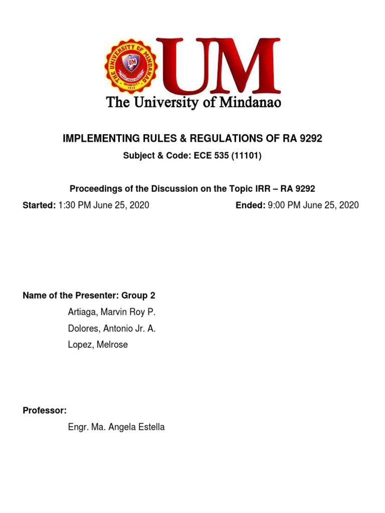 implementing-rules-regulations-of-ra-9292-subject-code-ece-535