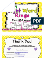 Share Fry Sight Word Rings First 400 Words PDF
