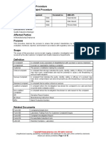 QMS 055 Product Complaint Procedure Sample PDF