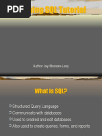 Beginning SQL Tutorial