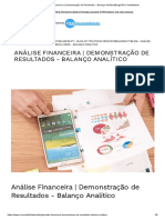 Análise Financeira - Demonstração de Resultados - Balanço Analítico - Blog - CRN-Contabilidade