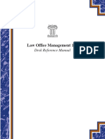 Law Office Management 101: Desk Reference Manual